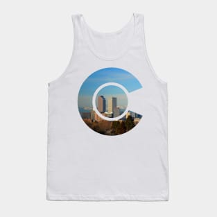 Denver, Colorado Skyline C Photo Tank Top